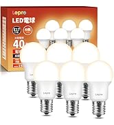 Amazon.co.jp: 【E17】Lepro LED電球 E17 ミニクリプトン電球 40W形