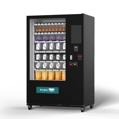 Small Smart Vending Machine with Card Reader – Mini Automatic Snack & Soda Dispenser for Business Use