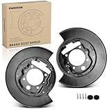 A-Premium Rear Driver and Passenger Side Brake Dust Shield Compatible with Select Ford Models - F-150 F150 2004 2005 2006 2007 2008, Rear Disc Brake - Replace# 4L3Z2C028AA, 2-PC Set