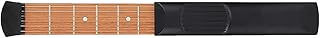 Guitar Practice Neck – Pocket Guitar Chord Trainer | Beginner Chord Training Musical Equipment for Stage, Classroom, Commuting, Travel, Family Gathering, Portable Wood Practice Tool