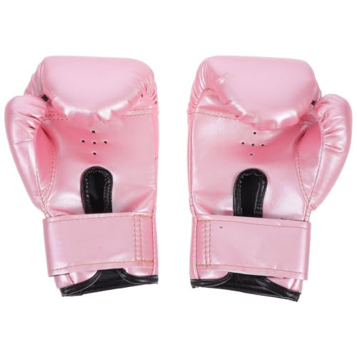 Guantes de boxeo rosa Sewroro con esponja protectora ante lesiones