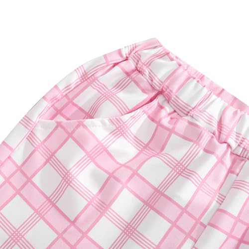 Image of Axumity Kid Toddler Girl Clothes Summer Ruffle Sleeve Figure Graphic Shirt + Shorts Summer Outfits Set