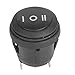 Interruptor Basculante, 5 Piezas SPST Snap-in ON/OFF/ON 3 Pines Interruptor Basculante a Presión Redondo de 3 Posiciones 10A / 125V 6A / 250V Mini Interruptor Basculante Impermeable Para Barcos
