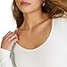 Aeropostale Seamless Wear 3-Way V-Neck Tiny Top, Cream, X-Large