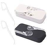 JIBIACB Dental Floss Portable Case Dental Floss Dispenser Dental Floss Picks Cases Automatic Floss...