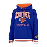 Ultra Game Mens NBA Official Premium Embroidered MVP Hoodie Sweatshirt, New York Knicks, Team Color, Large
