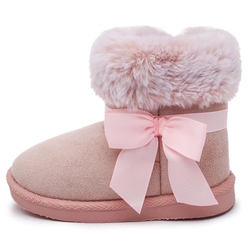 Image of Femizee Girls Boys Warm Winter Boots Kids Outdoor Snow Boots(Toddler /Little Kid)