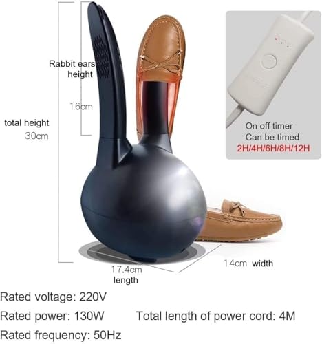 Secador portátil de botas con circulación 360° y temperatura constante miniatura 4