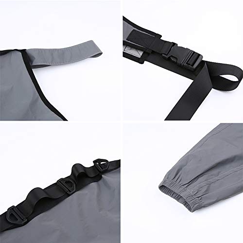 Women Sexy Reflective One Shoulder Buckle Top Long Sleeve Irregular Shirt For Rave Festival Party Gray #TOP6