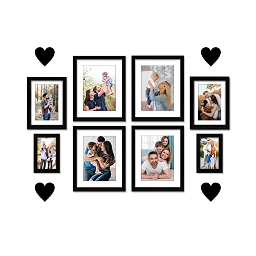 Image of Amazon Brand - Solimo Photo Frame Set (Black SPF-1372)