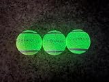 NW Athletics Glow in The Dark Tennis Balls for Dogs, Small-Medium Size, 3 Pack (Glow in the Dark)