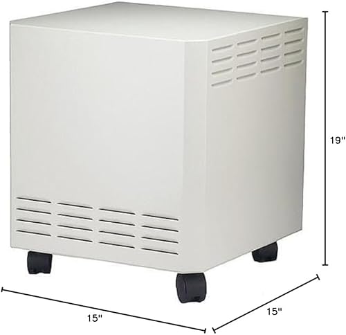 Miniatura 7 de EnviroKlenz Purificador de aire para el hogar de 1000 pies cuadrados estándar, con filtro HEPA (blanco) | Cobertura máxima, ruido mínimo |