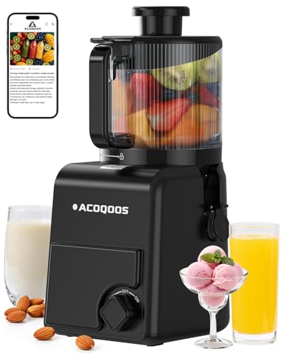 ACOQOOS Juicer Machines 65 Extra Large Feed Chute (Cold Press Masticating Juicer Machine) Review