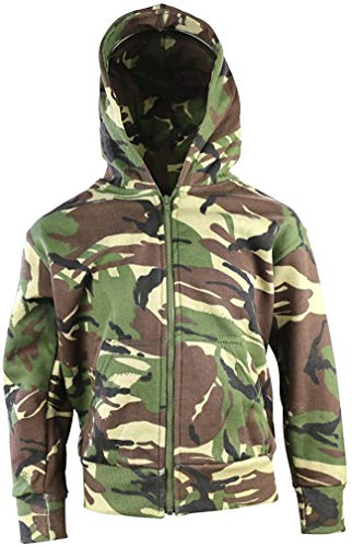 Kombat UK Sudadera de Camuflaje con Capucha para niños, Camuflaje, Infantil, Color DPM Camo, tamaño 12-13 años Cover