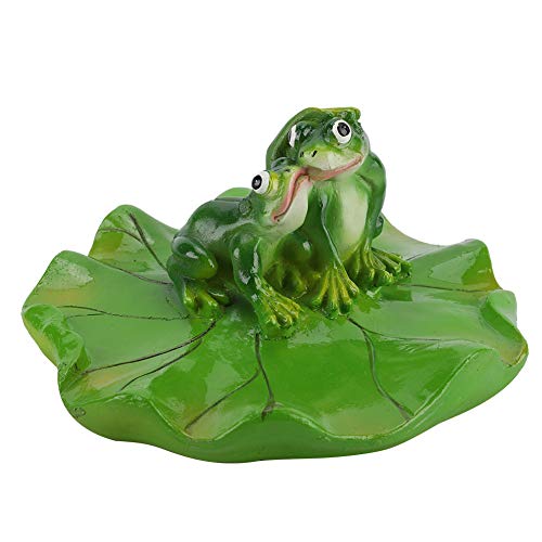 Badafaci Decoración de Animales Flotantes de Resina Sintética, Adorno Flotante de Agua para Estanque, Piscina, Bañera, Linda Estatua de Animal para Decoración del Hogar, Jardín, Adorno de Césped