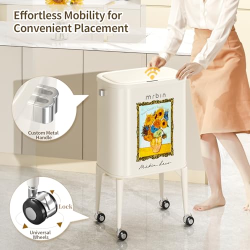 Motion Sensor Trash Can Stainless Steel