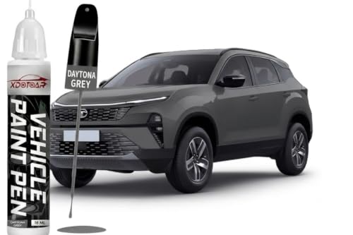 Image of xdotoar Car Touch Up Paint Pen for Tata Harrier Daytona Grey | Factory Color Matched 2K Paint Technology | Car Scratch Remover & Paint Chip Repair | Quick Dry Formula | Rust Protection | 18ml