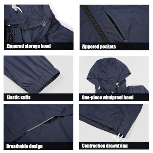 Chaqueta ciclismo hombre impermeable y ligera miniatura 5