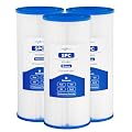 Whole House 5 Micron 10 x 4.5 Pleated Sediment Well Water Filter Cartridge Replacement for W5CPHD, CP5-BBS, CP5-BB, ECP5-BB, 255490-43, SPC-45-1005, FM-BB-10-5, SPF-45-1005, ?PE-F10B-5 (Pack of 3)