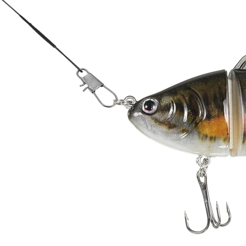 PATIKIL Fishing Wire Leaders con recubrimiento de nylon miniatura 5