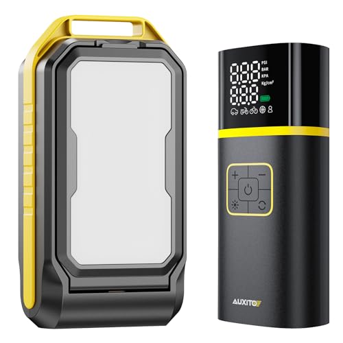 AUXITO Tire Inflator Portable Air Compressor & AUXITO Jump Starter 7000A Portable Car Battery Jumper - Detailed View