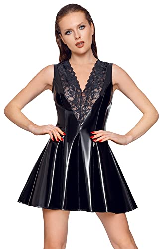 Robe de laque noire Black Level en taille XL avec fermeture éclair - 2