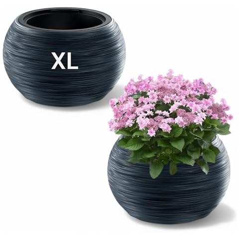 Pot de Fleurs MELTOM XL Anthracite Cover
