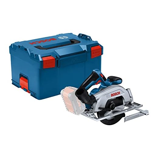 Bosch Professional 18V System GKS 18V 57-2 - Sierra circular a batería (Brushless, Ø 165 mm, profundidad de corte 57 mm, sin batería, en L-BOXX)