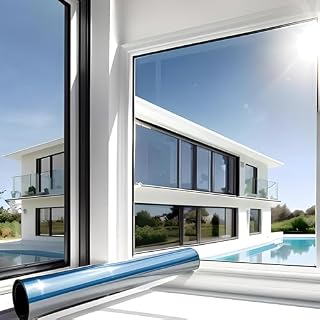 MARAPON Spiegelfolie Sonnenschutz Fenster 75x200cm