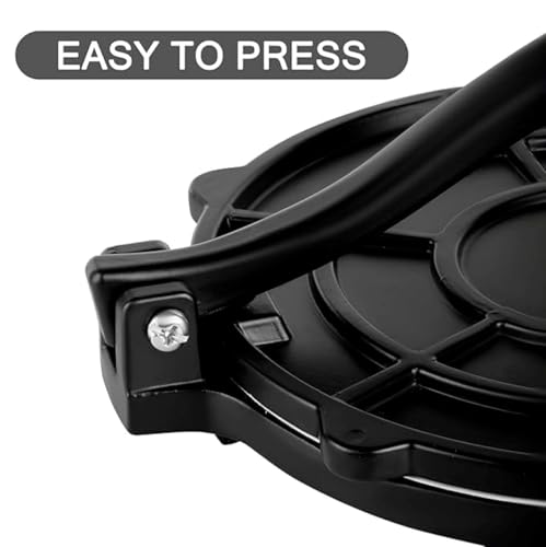 Image of 7-Inches Pre-Seasoned Alluminium Manual Roti Maker Press, Chapati Maker, Puri Maker, Empandas & Pathiri Press, Poori Press, Tortilla & Quesadilla Press with Stainless Steel Inner Surface P16