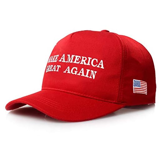 MAOZIJIE Make America Great Again hatt keps Gop Republikan justerbar nät basebollkeps patriotisk hatt Röd Röd