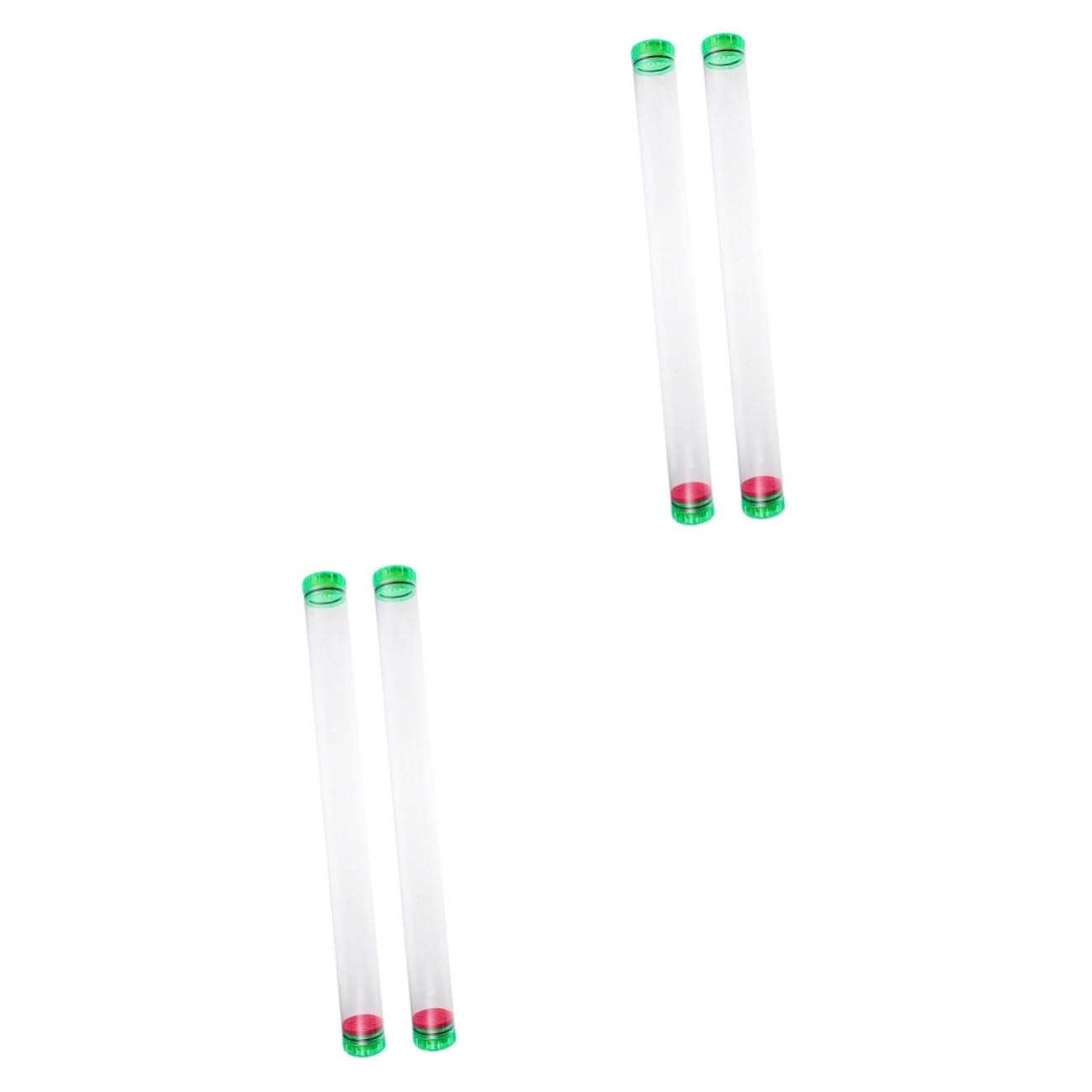 Sosoport 2sets Float Tubes for Fishing Large Capacity Storage Fishing Floats Organizer Durable Lightweight Easy to Use 2pcs*2