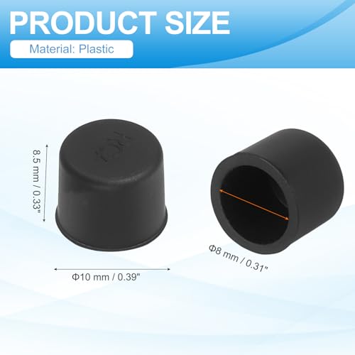 Tapones anti polvo RCA de silicona, 5 piezas, negro miniatura 2