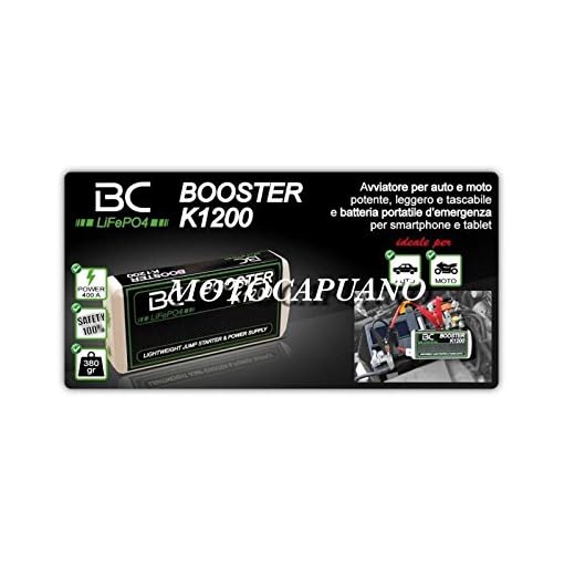 avviatore daposemergenza bolsillo para moto y coche BC Battery Booster K1200 a Litio