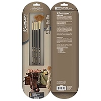 Mmirethe 24 Pieces Professional Paint Brush Set Gouache Acrylic Oil Painting Brushes Style A