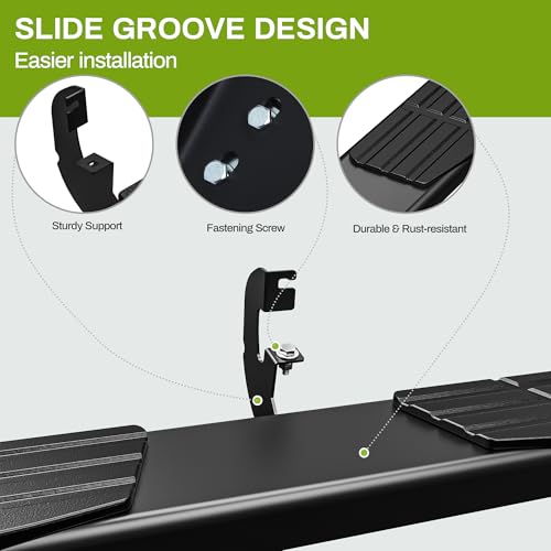 Estribos para Ford F150 SuperCrew Cab 2009-2014 6 pulg miniatura 3