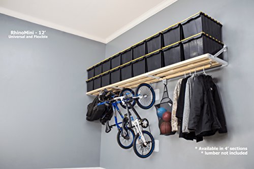 DIY RhinoMini Universal Shelf Kits for Garages & Other Applications (12' Length; 20" Width) - Thumbnail 4