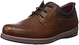BLUCHER ROCKET DE PIEL Fluchos Rocket, Zapatos de Cordones Derby para Hombre, Marrón (Capri C4 Camel), 43 EU