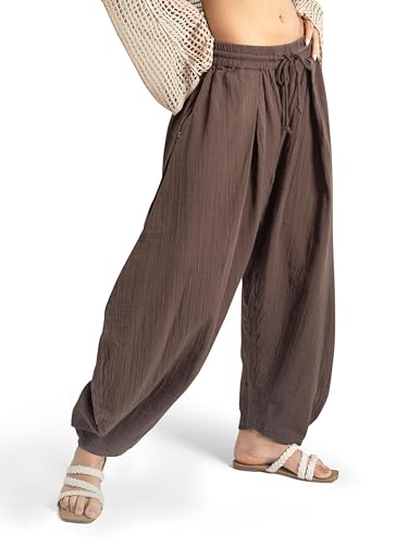 The Veshti Company Women's Bangkok Barrel Harem Pants | Cotton