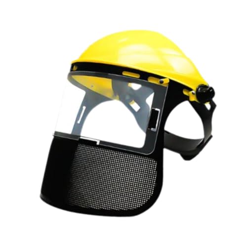 jojomis Masque de protection avec vision claire, protection réglable anti-éclaboussures pour le travail du jardin, l'aménagement paysager et l'équipement de sécurité en plein air (26,5 x 27 cm