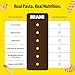Brami Fusilli, Curly Mac, Radiatori Italian Protein Pasta | Low Carb | High Fiber | High Protein | Keto | Non-GMO | Made in Italy | Semolina Pasta, Fortified with Heart Healthy Lupini Beans | 8oz (Pack of 6)