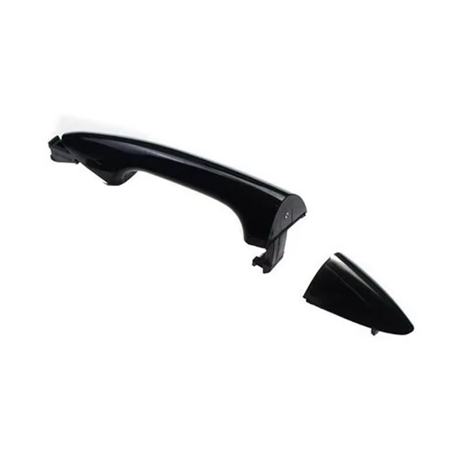 Byskjz One Color Car Exterior Door Handle For Hyundai For Accent 2012-2017 82651-1R000 82661-1R000 Car Exterior Door Handle Black Outside Handles Outer Puller(Rear Right)