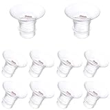 Flange Inserts 10PCS 13/15/17/19/21mm*2 Compatible with Momcozy S9/S9pro/S10/S12/S12pro/Spectra/Medela/TSRETE 24mm Breast Pump Shields/Flanges, Reduce 24mm Tunnel Down to Correct Size