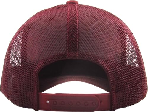 Image of Classic 6 Panel Cotton Twill Mesh Trucker Cap Hat Adjustable Snapback Hat