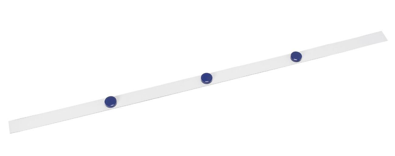 MAUL Ferroband, self-adhesive magnetic wire wall rail, white, white, 6210002