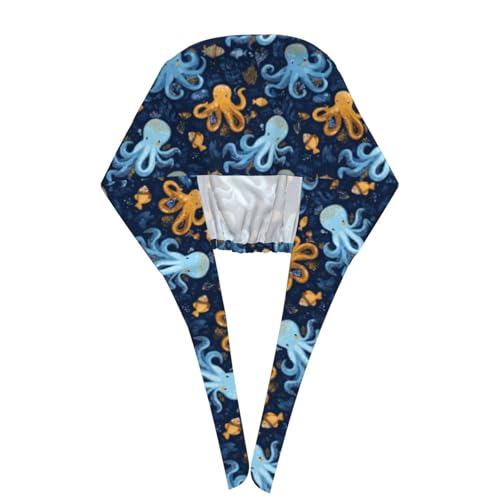 Image of Adjustable Scrub Cap with Sweatband, Breathable Working Hat for Men /Women