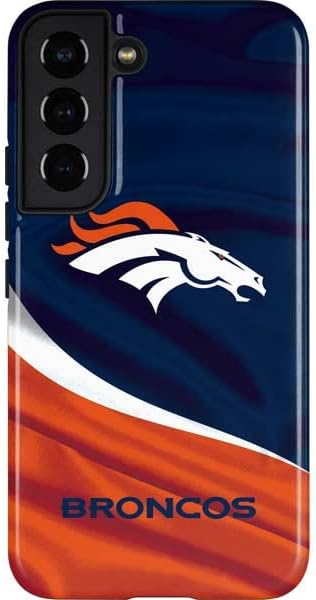 Skinit Pro Phone Case Compatible with Galaxy S22 - Officially Licensed NFL Denver Broncos Team Jersey Design
