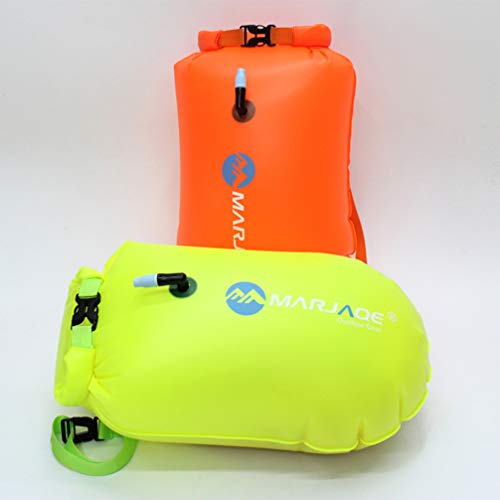 BESPORTBLE Bolsa de segurança para natação com boia inflável para segurança e natação, boia (amarelo