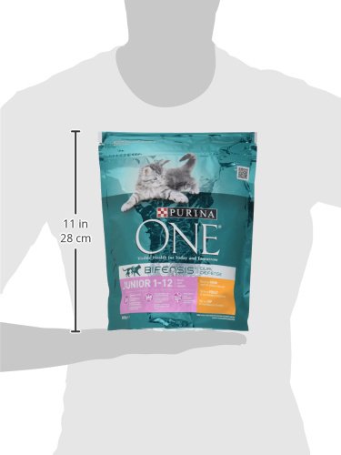 Purina One Junior Kip/Volkoren Granen 800 gram