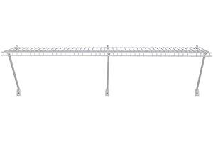 ClosetMaid Wire Closet Wall Shelves - 16'' Depth & Heavy-Duty Design